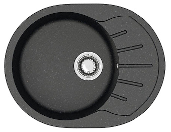 Мойка кухонная Azario Light CS00079920 57,5х44см чёрный