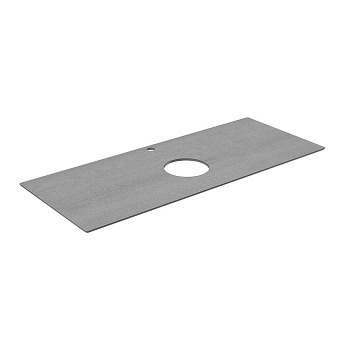 Столешница KERAMA MARAZZI Plaza Next PL1.DD500600R\120 Керамогранит 48х117см Про Дабл антрацит