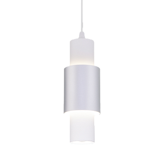 Светильник подвесной Eurosvet Bento 50204/1 LED белый/матовое серебро 13Вт LED