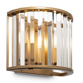 Светильник настенный Maytoni Solar MOD087WL-02G 40Вт E14