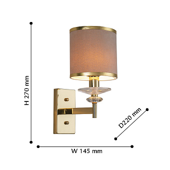 Бра Favourite Rocca 2689-1W 40Вт E14