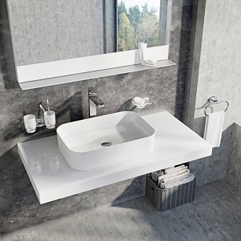 Раковина накладная RAVAK Ceramic Slim XJX01155002 37х55см