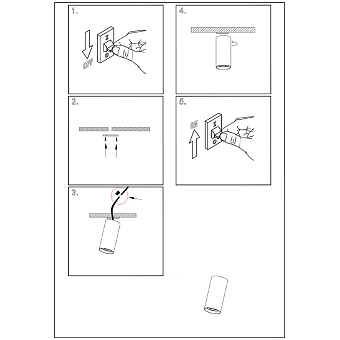 Светильник потолочный Maytoni FOCUS LED C056CL-L12B4K-W-D-B 12Вт LED