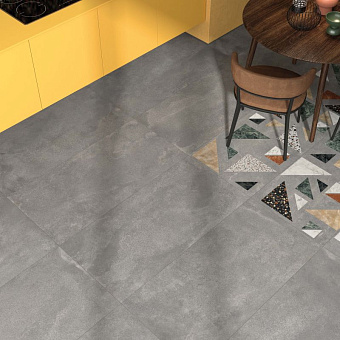 Матовый керамогранит ABK Blend PF60006691 Concrete Grey Combo Ret 120х120см 2,88кв.м.