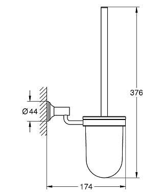 Ёршик GROHE Essentials 40658001 хром