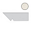 Плинтус Atlas Concord Италия Marvel ASNK Champagne Battiscopa Sag.SX 30х7,2см 0,259кв.м.