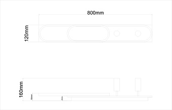Светильник потолочный Arte Lamp LUCAS A2600PL-32GO 32Вт LED
