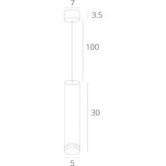 Светильник подвесной Arte Lamp ALTAIS A6110SP-2BK 12Вт LED