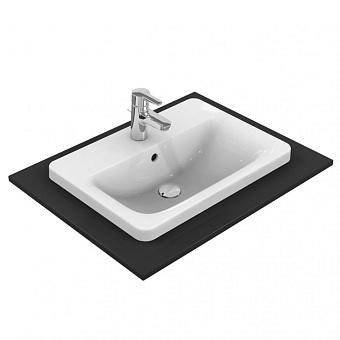 Раковина встраиваемая сверху IDEAL STANDARD CONNECT E504401 58х42см
