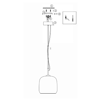 Светильник подвесной Maytoni Madmen MOD128PL-L6SG 6Вт LED