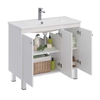 Тумба под раковину напольная LEMARK Romance LM07R100T 45х96х71см