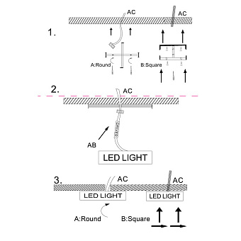 Светильник потолочный Maytoni Zon C067CL-L12B4K 12Вт LED