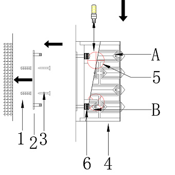 Светильник настенный Maytoni Frontera MOD067WL-01CH 40Вт G9