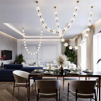 Светильник подвесной Odeon CRYSTAL 5008/80L 80Вт LED