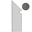 Плинтус Atlas Concord Италия Dwell A1LJ Smoke Battiscopa Sagomato SX 30х7,2см 0,259кв.м.