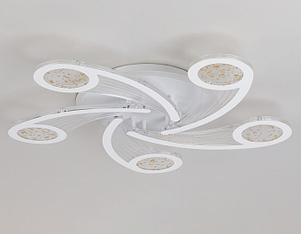Люстра потолочная Ambrella ACRYLICA Original FA4476 98Вт 5 лампочек LED