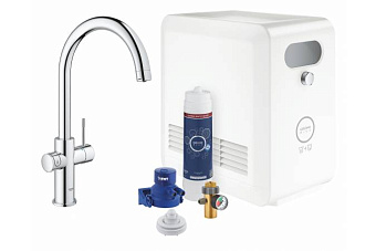 Смеситель для кухни GROHE Blue Professional 31607002 высокий излив хром