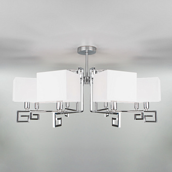 Люстра потолочная Eurosvet Alma 60115/8 хром 40Вт 8 лампочек E14