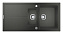 Мойка кухонная GROHE K400 31642AT0 100х50см серый