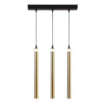 Светильник подвесной Eurosvet MAESTRO 50133/3 LED бронза 24Вт LED