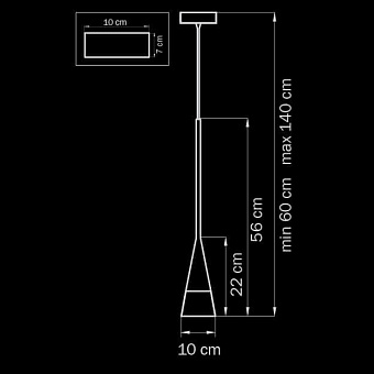 Светильник подвесной Lightstar Conicita 804117 40Вт E14