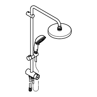 Душевой гарнитур GROHE New Tempesta Rustic 27399002 хром
