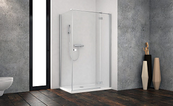 Душевая дверь RADAWAY Essenza New 385042-01-01R 200х120см стекло прозрачное