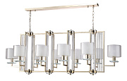 Люстра подвесная CRYSTAL LUX NICOLAS NICOLAS SP10 L1300 GOLD/WHITE 600Вт 10 лампочек E14