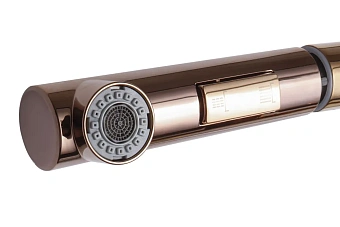 Смеситель для кухни Maxonor PL4287-16 поворотный излив золотой