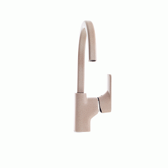 Смеситель для кухни D&K Berlin DA1432423 высокий излив песочный