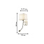 Бра Favourite Baumwolle 1687-2W 41Вт E14/LED