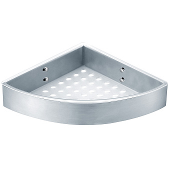 Полка в ванную угловая Azario AZ-833 1-ярусная 18,8х25,2см хром