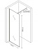 Перегородка для душа BERGES SKY 64004 200х110см стекло прозрачное