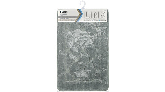 Коврик для ванной FIXSEN Link FX-5002K 50х80см серый