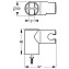 Держатель для душа IDEAL STANDARD B9468AA chrome