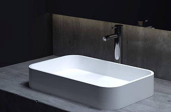 Раковина накладная SALINI CALLISTA 1101104GRF S-Sense глянцевая 54,5х34,5см