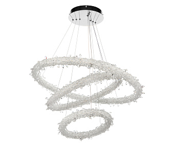 Люстра подвесная KINK Light Лиам 07875-80+60+40,02 113Вт 3 лампочек LED