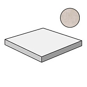 Плитка для ступеней Atlas Concord Италия Dwell A1K3 Pearl Scalino Angolare SX 33х33см 0,109кв.м. неполированная