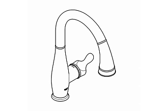 Смеситель для кухни GROHE Parkfield 30215001 выдвижной излив хром