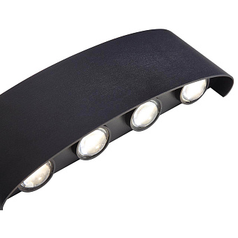 Светильник архитектурный ST Luce BISELLO SL089.401.08 8Вт IP20 LED чёрный кварцевый