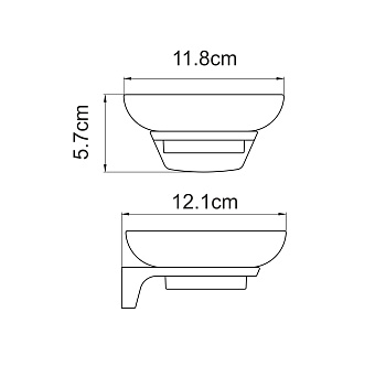 Мыльница WASSERKRAFT Aisch K-5900 K-5929 золото
