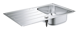 Мойка кухонная GROHE K200 31562SD0 86х50см хром