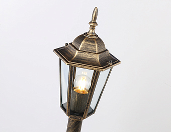 Светильник ландшафтный Ambrella Garden ST2039 40Вт IP54 E27 золотой/прозрачный/чёрный