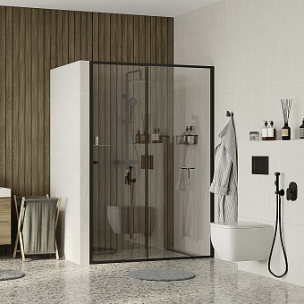 Душевая дверь WASSERKRAFT Dill 61S05 200х120см стекло прозрачное