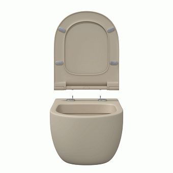 Унитаз подвесной BERGES EGO XL 082728 безободковый с микролифтом