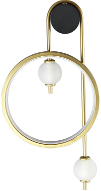 Бра CRYSTAL LUX RODRIGO RODRIGO AP20W LED BLACK/GOLD 20Вт LED