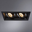 Светильник точечный встраиваемый Arte Lamp CANIS A6661PL-2BK 50Вт GU10
