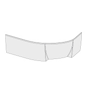 Экран для ванны RAVAK ASYMMETRIC CZ46100000 3см