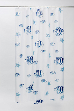 Шторка для ванной IDDIS Basic B47P218i11 180х180см белый