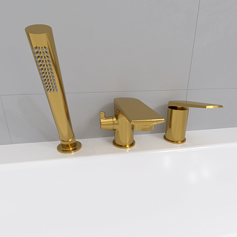 Смеситель для ванны RADOMIR Эдельвейс 1-27-3-0-0-626 золотой